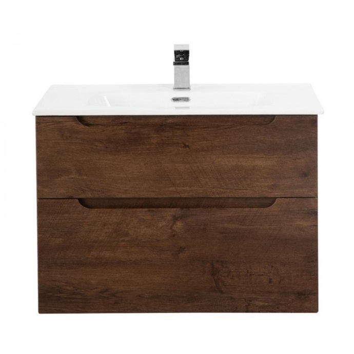 Тумба с раковиной BelBagno Etna 60 темное дерево - 0