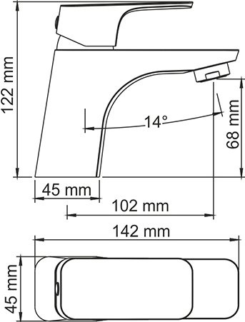 Смеситель Wasserkraft Salm 2703 для раковины - 3