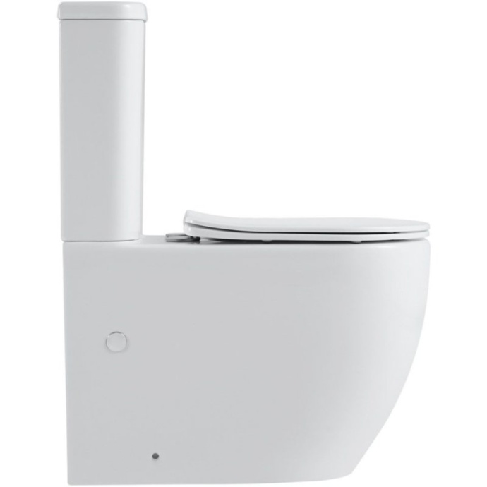 Унитаз напольный Black&White Universell белый с сиденьем микролифт 7789W - 2