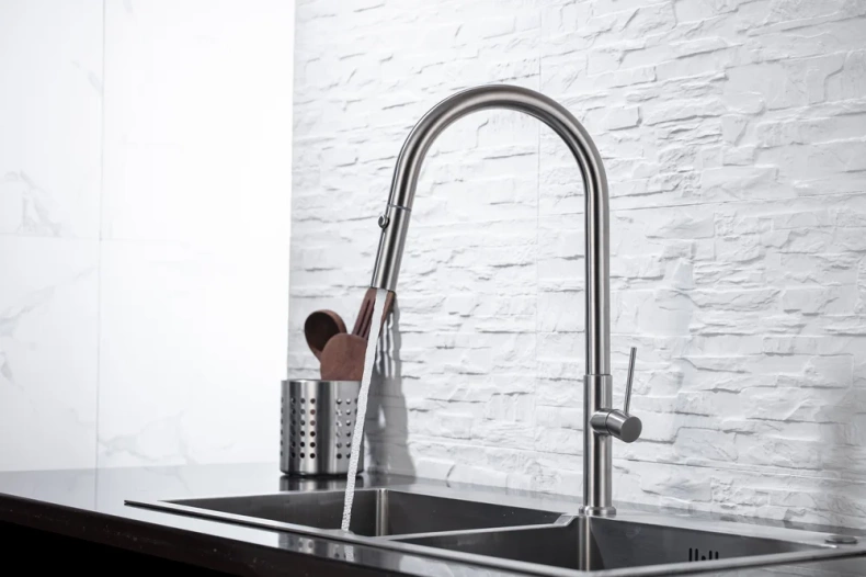 Смеситель для кухни Allen Brau Sprungfeder сталь матовый 5.60002-SS - 3