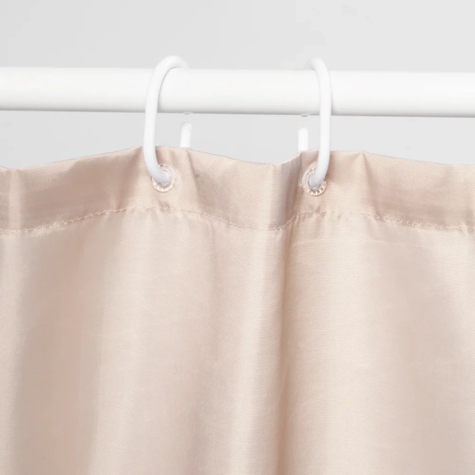 Штора для ванной Wasserkraft Vils 240х200 бежевый SC-30603 - 2