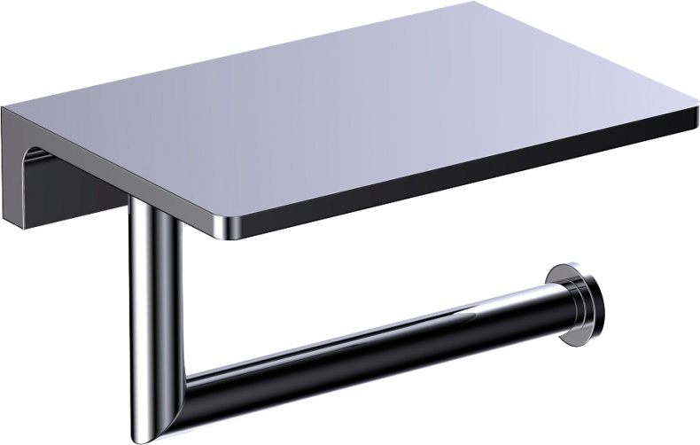 Держатель туалетной бумаги Timo Selene 10040/00 с полкой для телефона - 0