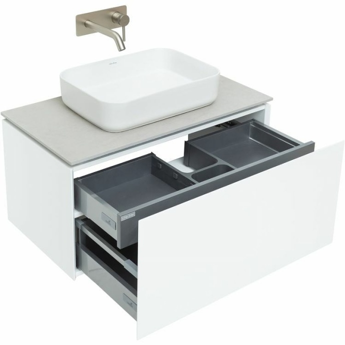 Тумба под раковину Allen Brau Infinity 85 белый матовый 1.21002.WM - 1