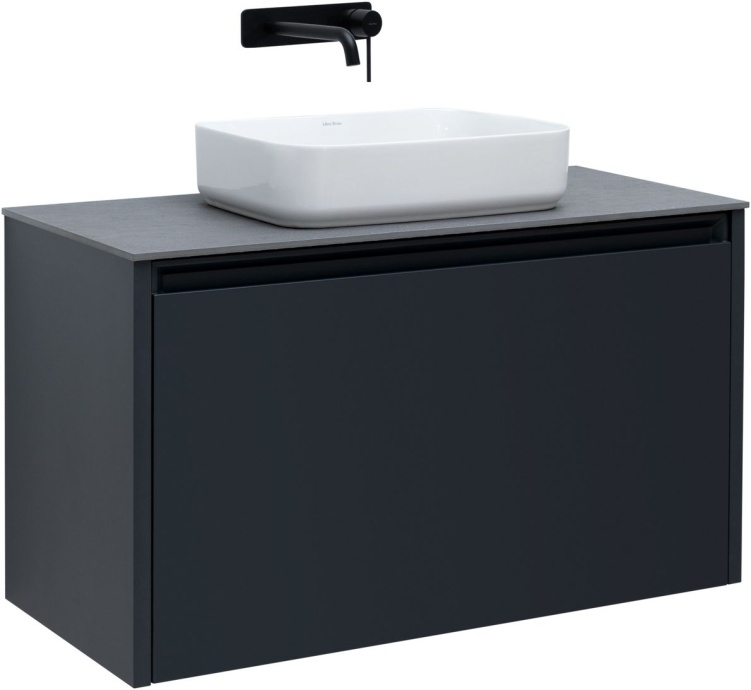 Тумба под раковину Allen Brau Fantasy 100 черный матовый 1.11004.AM - 1