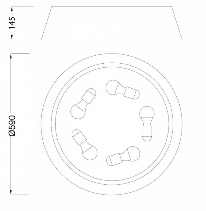 Потолочный светильник Mantra Nordica 4966E - 1