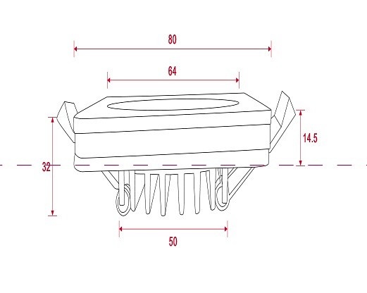 Встраиваемый светодиодный светильник Maytoni Phanton DL2001-L7B - 1