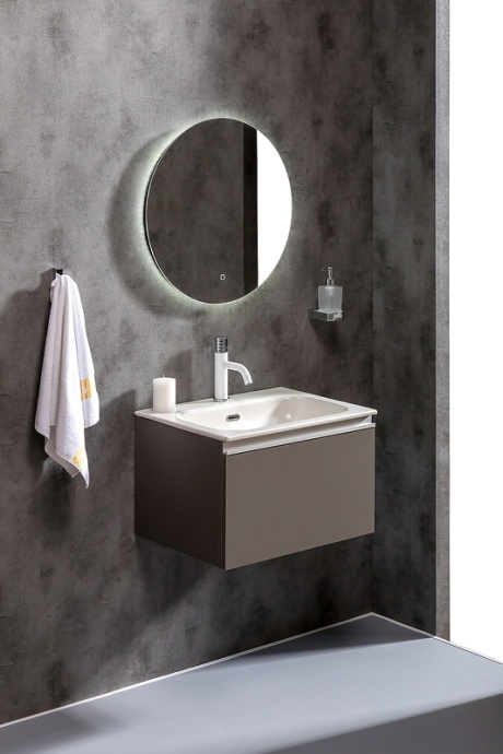 Тумба под раковину Armadi Art Vallessi 60 черный глянец 837-060-A glossy - 2