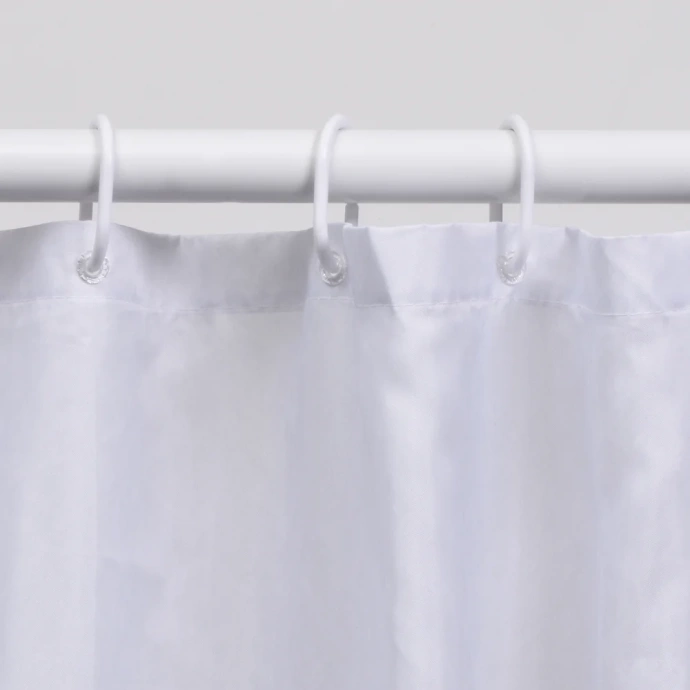 Штора для ванной Wasserkraft Lossa 180х200 рисунок белый SC-81103 - 4