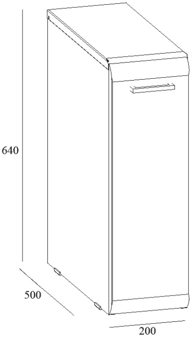 Тумба DIWO Суздаль SUZ.T.64 для туалета - 5