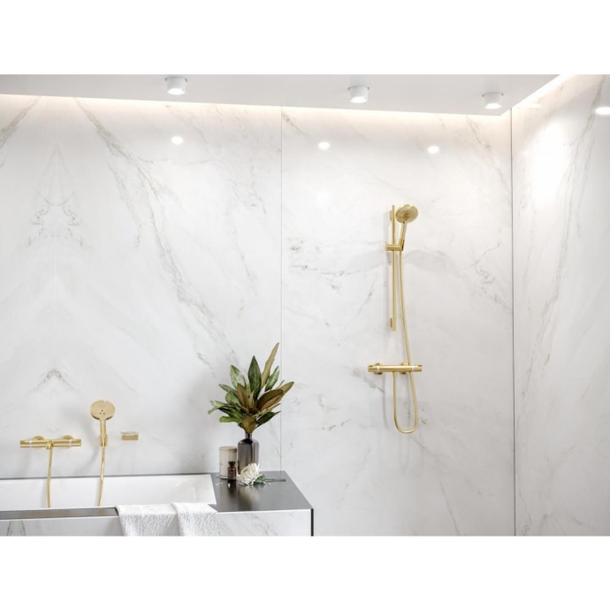 Смеситель для душа Hansgrohe Ecostat Comfort с термостатом полированное золото 13116990 - 1