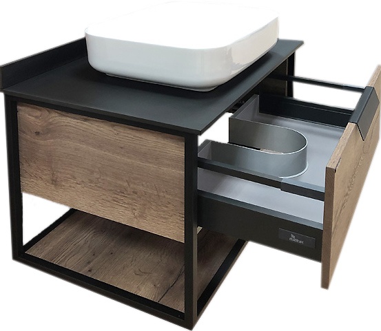 Тумба с раковиной Comforty Кёльн 75 дуб темный 00004149065 - 2