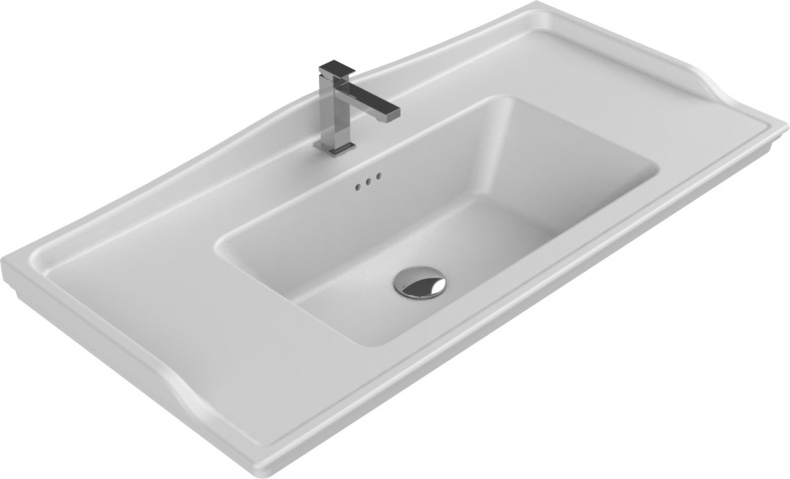 Мебель для ванной Opadiris Оникс 100 серебро - 5