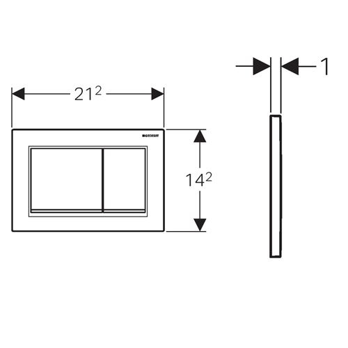 Кнопка смыва Geberit   115.080.KK.1 - 1