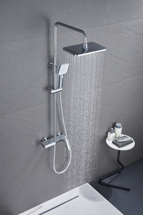 Душевая стойка Black&White Universell хром 5015CUK - 2