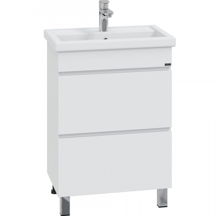 Тумба с раковиной напольная Санта Марс 60 белый - 3