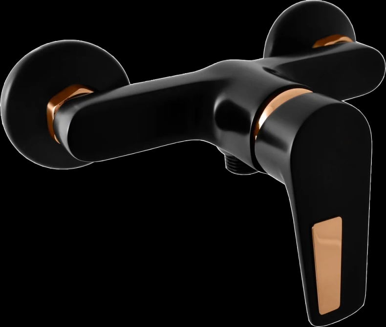 Смеситель для душа Rav Slezak Colorado черный матовый - золото CO381.5CMATZ - 0