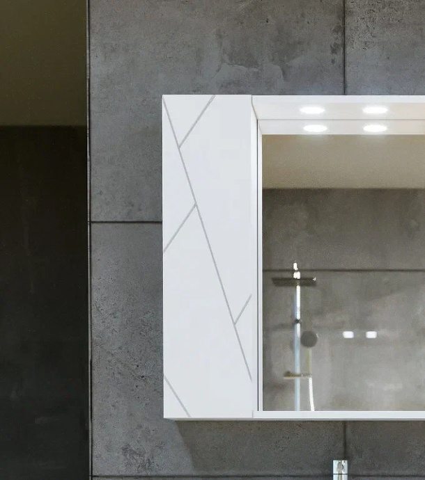 Подвесной шкаф Бриклаер Кристалл 20 белый  4627125416040 - 1