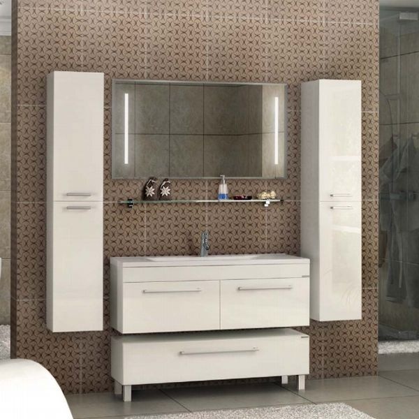 Шкаф-пенал Aquaton Мадрид 30 белый 1A129603MA010 - 3