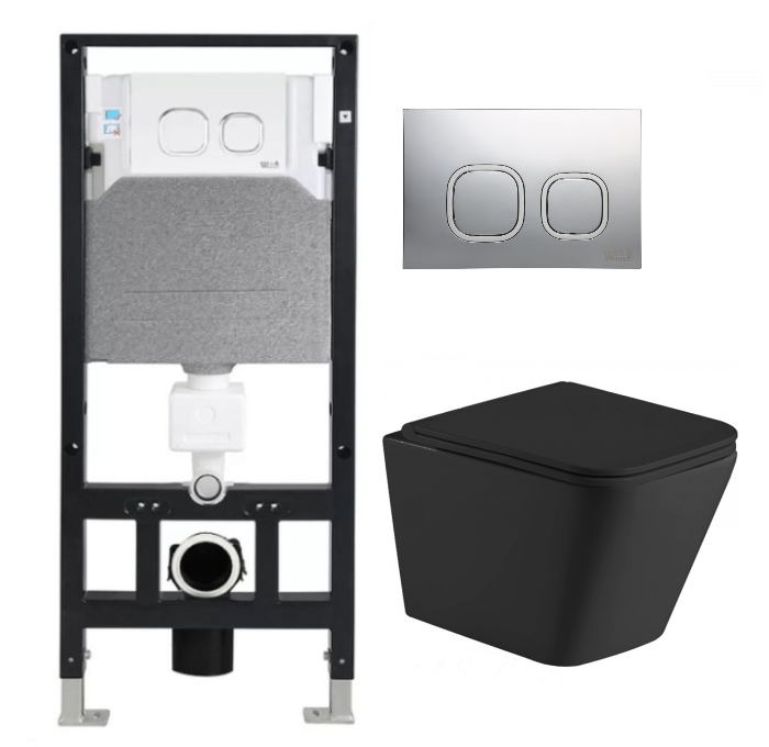 Комплект Weltwasser AMBERG 506 + GELBACH 004 MT-BL + AMBERG RD-MT CR  10000006781 - 0