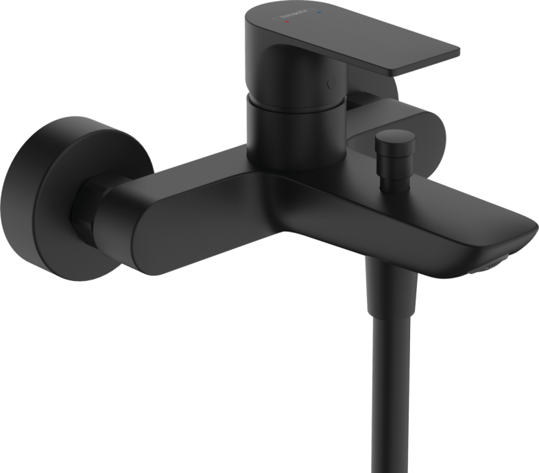 Смеситель для ванны с душем Hansgrohe Rebris E черный матовый 72450670 - 0