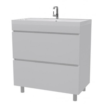 Тумба под раковину напольная Stella Polar Памелла 80 белая SP-00000613 - 0