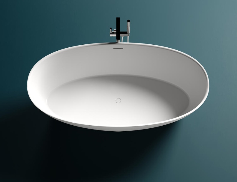 Ванна из искусственного камня Salini Alda Nuova 160x80 101923M S-Stone, матовый - 2