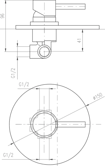 Смеситель для душа Rav Slezak Seina черный матовый SE983LCMAT - 1