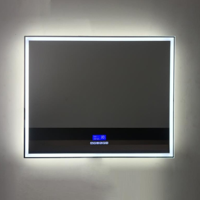 Зеркало BelBagno SPC-GRT-1000-800-LED-TCH-RAD с bluetooth, термометром и радио - 0