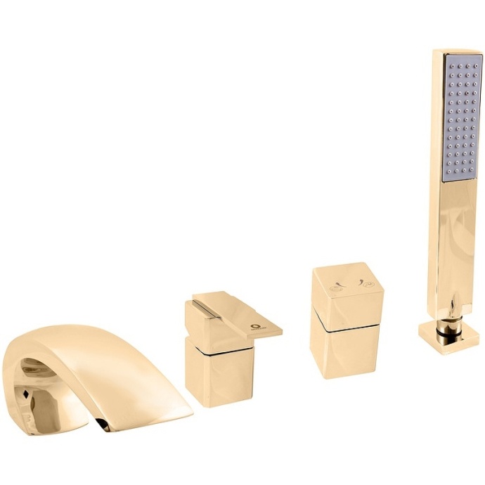 Смеситель на борт ванны Rav Slezak Loira золото LR572.5PZ - 0