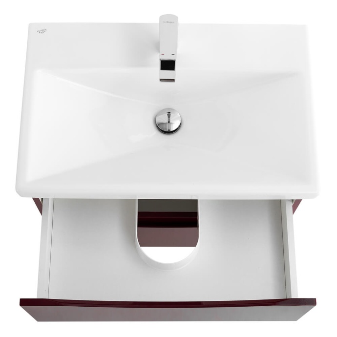 Тумба под раковину BelBagno Marino-Cer 70 бордовый MARINO-CER-700-2C-SO-BRDL-P - 5