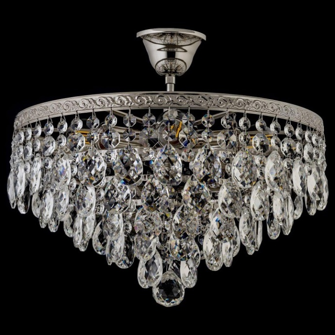 Люстра на штанге Arti Lampadari Castellana Nickel Castellana E 1.3.38.608 N - 1