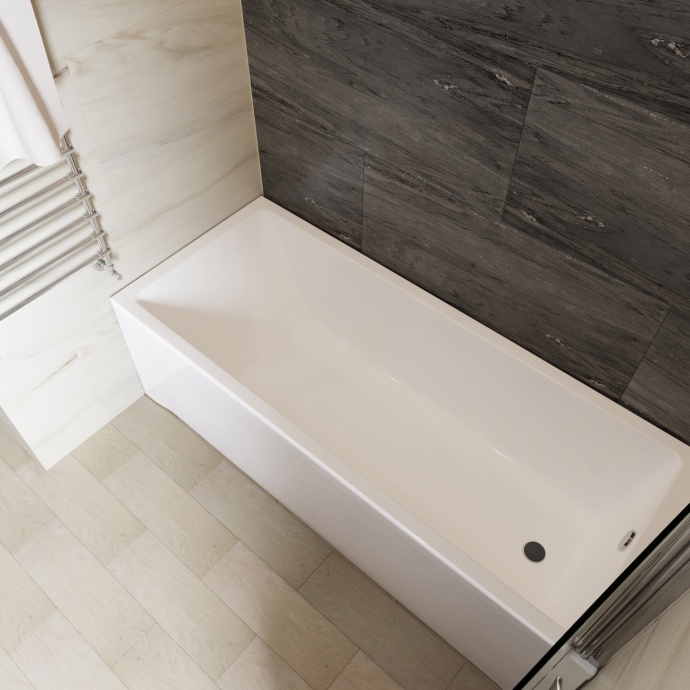 Акриловая ванна DIWO Суздаль 180x80 прямоугольная, пристенная, российская, с каркасом 568542 - 9