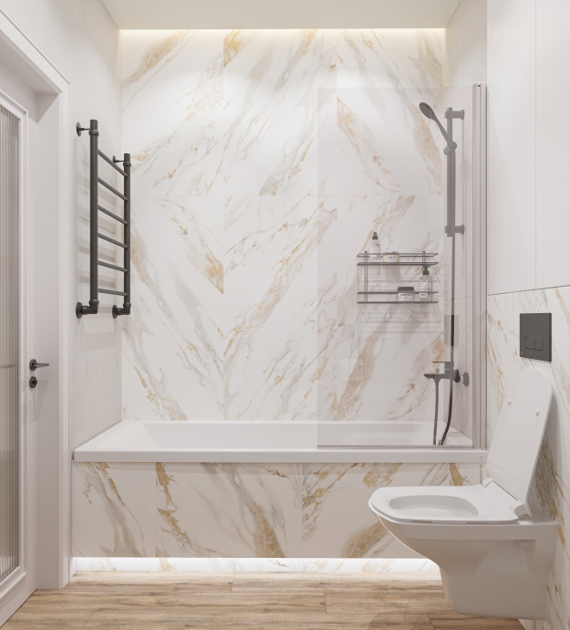 Акриловая ванна DIWO Переславль 150x70 прямоугольная, белая, российская, пристенная, с ножками 506662 - 7