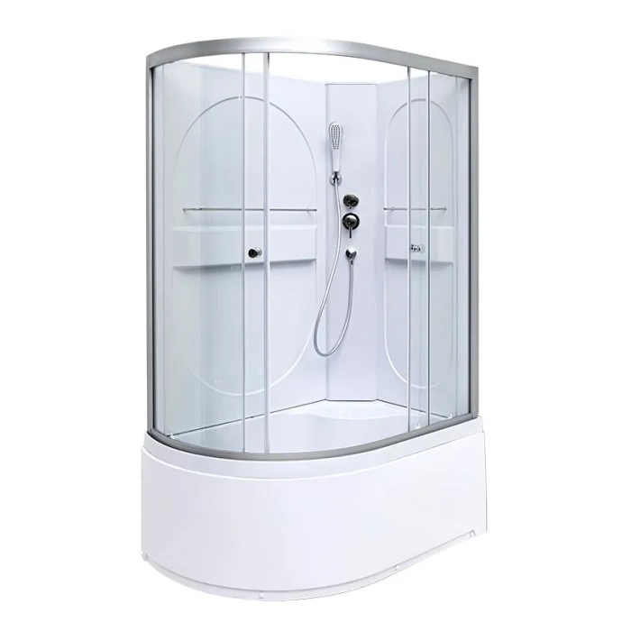 Душевая кабина Deto L 120х80 хром  L620RN - 0