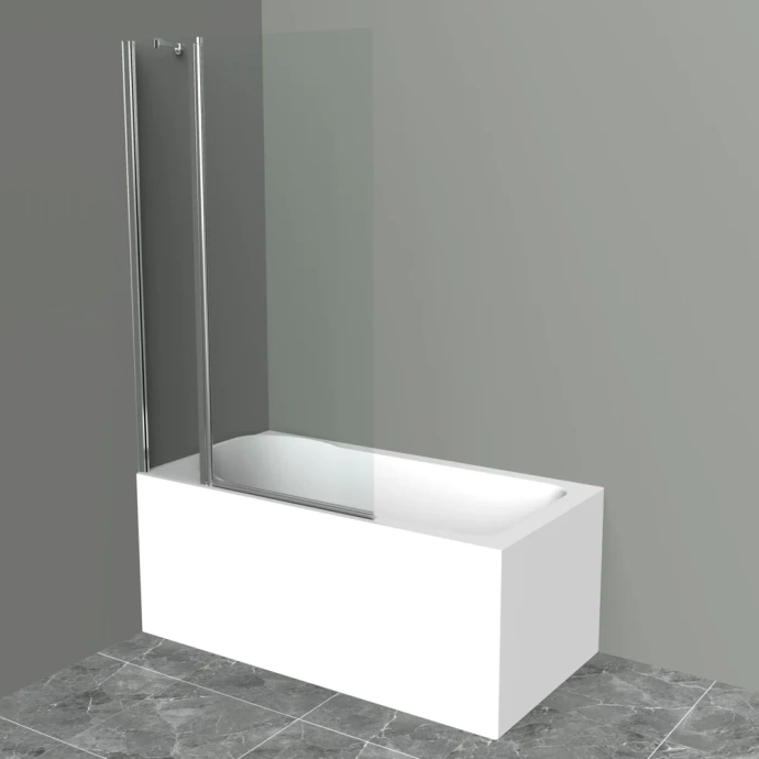 Шторка на ванну BelBagno UNO 120х150 профиль хром стекло прозрачное UNO-V-11-120/150-C-Cr - 0