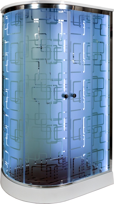 Душевая кабина DETO EM1511RLED+GM - 1