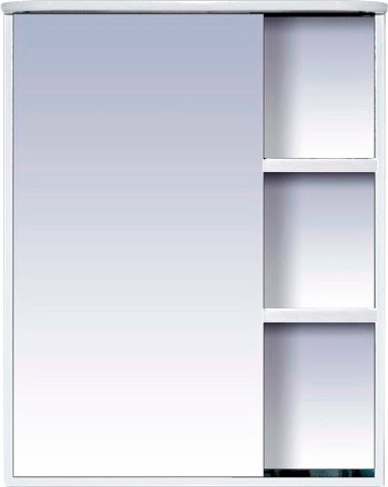 Зеркало-шкаф Misty Венера 60 белый L П-Внр04060-01СвЛ - 0