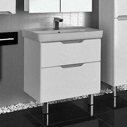 Тумба для комплекта Dreja.Eco Q Plus 80 белая 99.0006 - 1