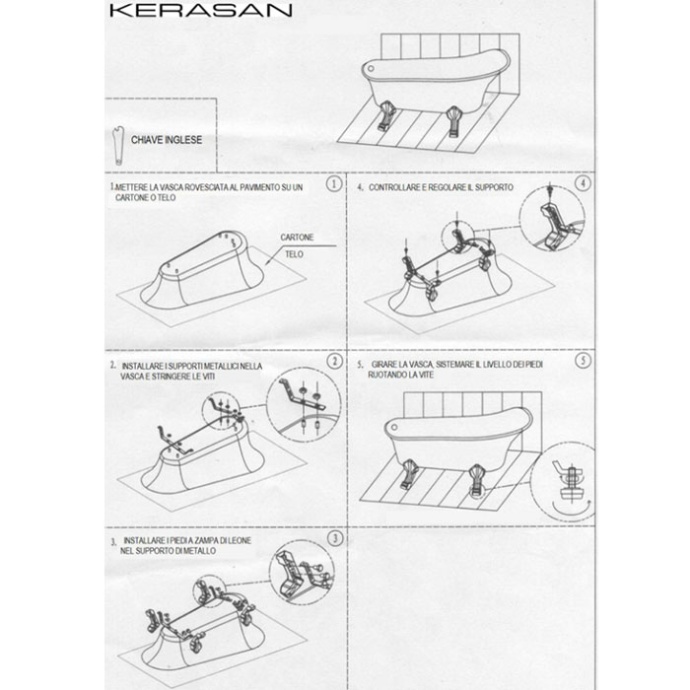 Акриловая ванна Kerasan Retro  105590 - 1