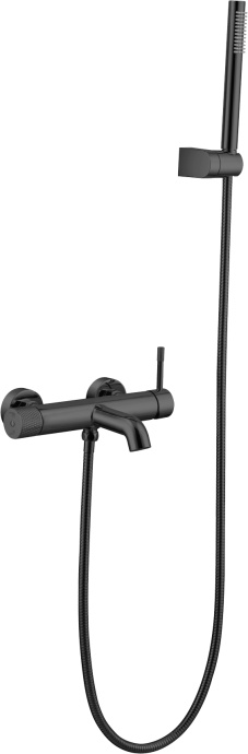 Смеситель Boheme Uno 463-SGM для ванны с душем, shine gun metall - 1