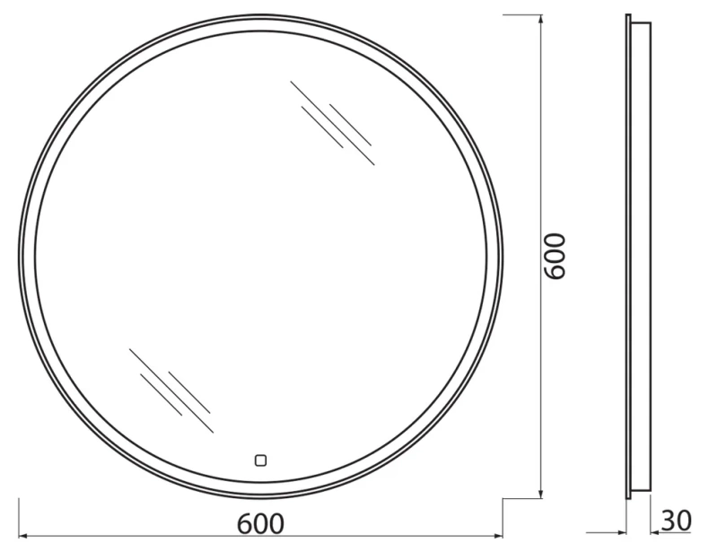 Комплект мебели BelBagno Albano 60 серый - 14