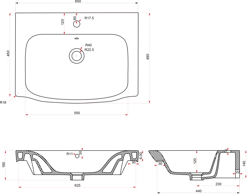 Мебель для ванной Am.Pm Like 65 подвесная, белый глянец - 17