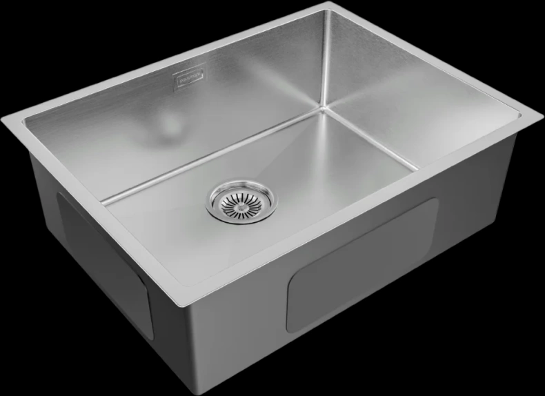 Мойка кухонная Paulmark Next 58 брашированная сталь PM215844-BS - 1