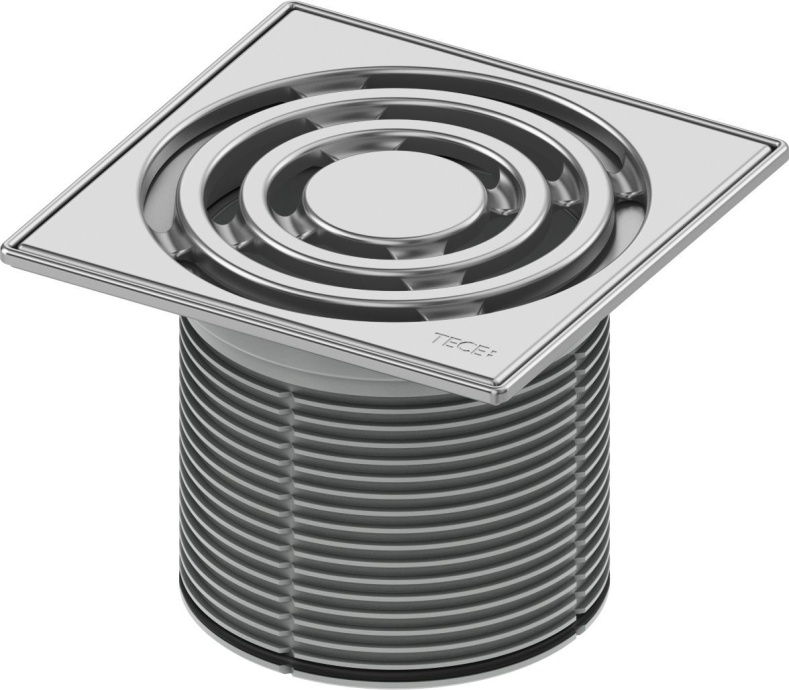 Базовая решетка 150 х 150 мм со стальной  рамкой и удлинителем 3660004 - 0