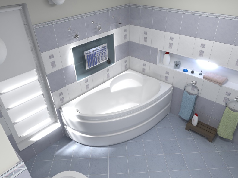 Акриловая ванна Bas Сагра 160x100 см R В 00032 - 2