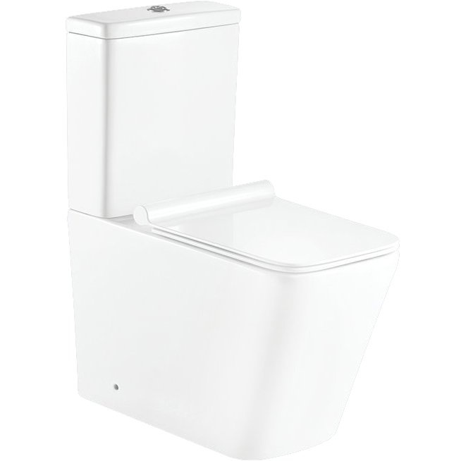 Унитаз-компакт BelBagno Ardente-R с бачком и крышкой белый - 0