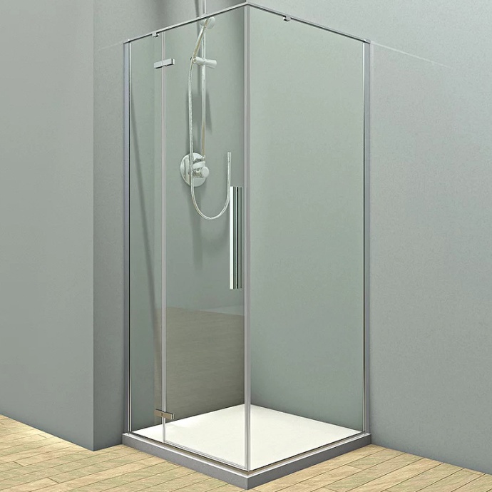 Душевой уголок Veconi Rovigo 100х100, хром  RV073-100100-01-C4 - 0