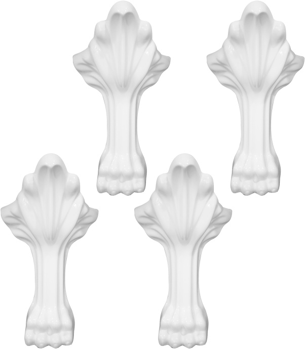 Ножки Эстет для ванны Марсель и Венеция, белые ФР-00001850 - 1