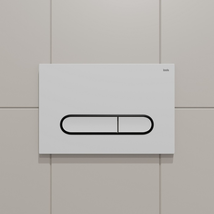 Клавиша смыва, универсальная, белая UNI01WBi77 - 3