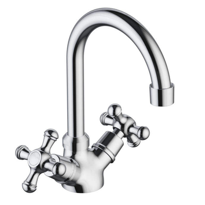 Смеситель для кухонной мойки Redblu by Damixa Retro хром  230210000 - 1